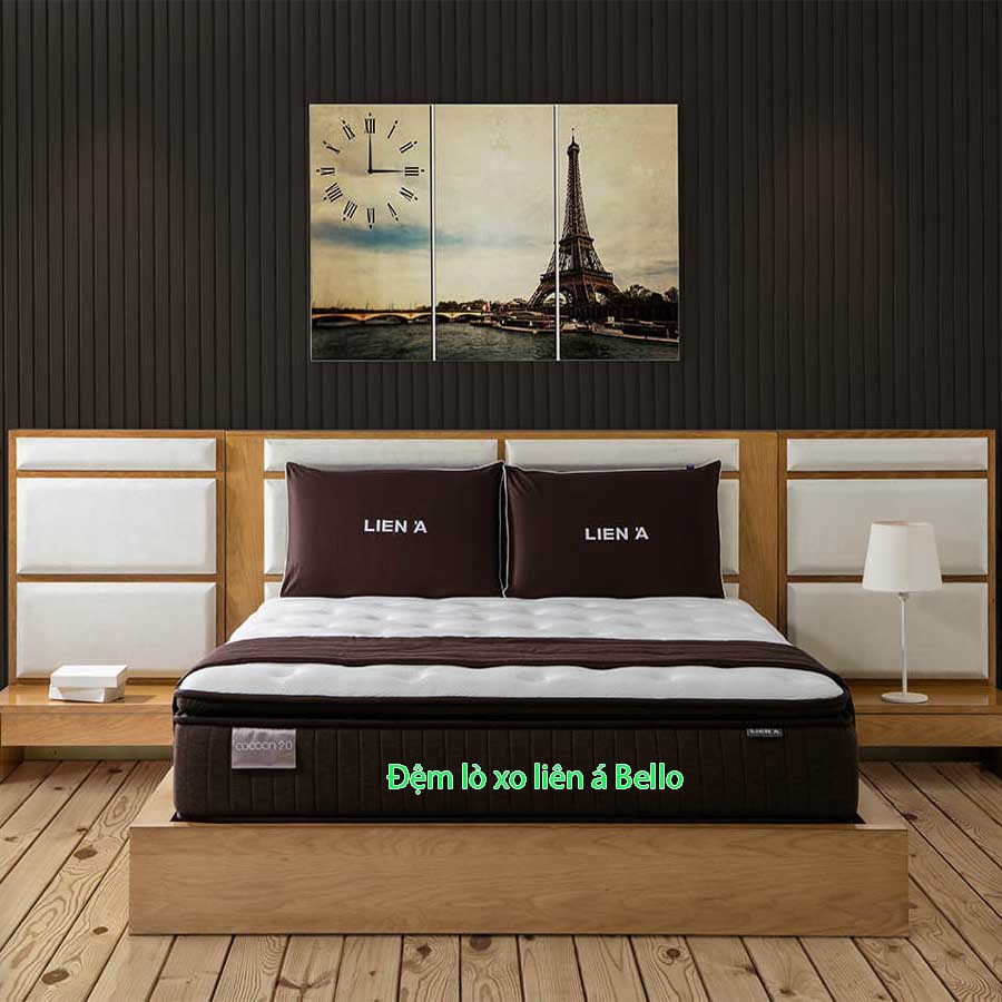 Đệm lò xo liên á Bello